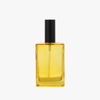 bouteille de parfum jaune